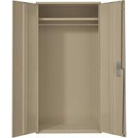 Armoire garde-robe, Acier, 36" la x 18" p x 72" h, Beige OSI Industrial Sales