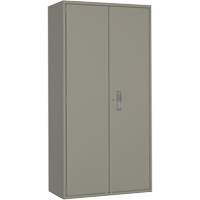 Combination Storage Cabinet, Steel, 6 Shelves, 72" H x 36" W x 18" D, Grey OSI Industrial Sales