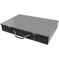 Compartment Steel Scoop Boxes, 17.875" W x 12" D x 3" H, 13 Compartments OSI Industrial Sales