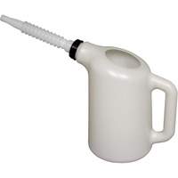 Oil Dispenser with White Spout, Plastic, 6 qt Capacity OSI Industrial Sales