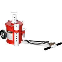 Portable Air Lift Jack, 10 Ton(s) Capacity, 17-3/4" - 49-3/8" H OSI Industrial Sales