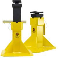 Jack Stands with Adjustable Screw Top Saddle, Locking Pin, 15-1/2" - 20-1/2" H OSI Industrial Sales