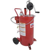 25-Gallon Steel Fuel Caddy with 2-Way Rotary Pump & Filter OSI Industrial Sales