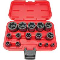 EP "Star" Plus Socket Set, 15 Pieces, 1/4"/3/8"/1/2" Drive Size OSI Industrial Sales