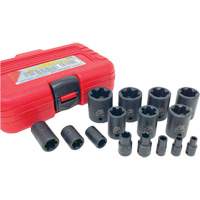 EP "Star" Plus Socket Set, 15 Pieces, 1/4"/3/8"/1/2" Drive Size OSI Industrial Sales