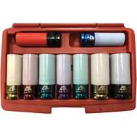 Thin Wall Master Impact Socket Set, 9 Pieces, 1/2" Drive Size OSI Industrial Sales