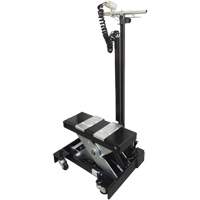 Cric de service de plancher &agrave; profil bas, 12 tonne(s) Capacit&eacute;, 7-1/2" Abaiss&eacute;e, 15" &eacute;lev&eacute;e, Air comprim&eacute;/hydraulique OSI Industrial Sales