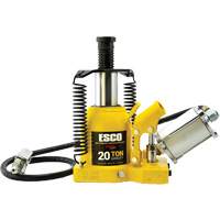 Pro Series “Shorty” Bottle Jack, 20 Ton(s), Air Hydraulic, 12-5/8" Raised Height OSI Industrial Sales