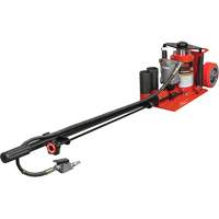 Low Height Floor Jack, 20 Ton(s) Capacity, 8-5/8" Lowered, 22-3/4" Raised, Air Hydraulic OSI Industrial Sales