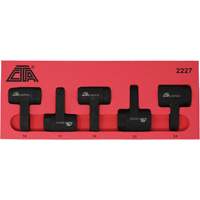 Exhaust Gas Sensor Socket Set, 5 Pieces, 1/2" Drive Size OSI Industrial Sales