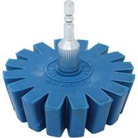 Conical Gear Eraser Wheel with Quick-Connect Arbor Adapter OSI Industrial Sales