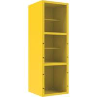 Armoire pour le contr&ocirc;le des d&eacute;versements, 1 Tablettes, 72" h x 24" la x 24" p, Acier, Jaune OSI Industrial Sales