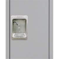 Lockers, 3 -tier, 12" x 18" x 86", Steel, Grey, Knocked Down OSI Industrial Sales