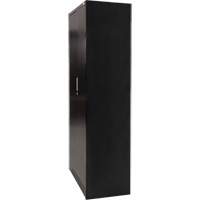Hi-Boy Storage Cabinet, Steel, 4 Shelves, 72" H x 36" W x 18" D, Black OSI Industrial Sales
