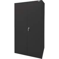 Armoire d'entreposage, Acier, 4 Tablettes, 78" h x 36" la x 24" P, Noir OSI Industrial Sales