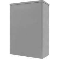 Counter-High Storage Cabinet, Steel, 2 Shelves, 42" H x 30" W x 15" D, Grey OSI Industrial Sales
