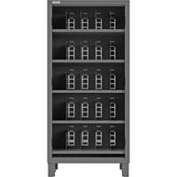 Heavy-Duty Open Front Cabinet with Dividers, Steel, 0 Drawers, 36" x 24" x 78", Grey OSI Industrial Sales