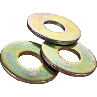 Rondelle plate USS, Zinc jaune, 3/8" OSI Industrial Sales
