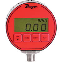 Pressure Gauge, 3" , 0 - 5000 psi, Bottom Mount, Digital OSI Industrial Sales