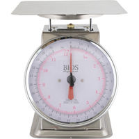 Top Loading Scale, 25 lbs. 12 kg Cap., 0.125 lbs. / 50 g Graduations OSI Industrial Sales