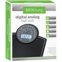 Digital Analog Scale, 396 lbs. Cap., 100 g / 0.2 lbs. Graduations OSI Industrial Sales