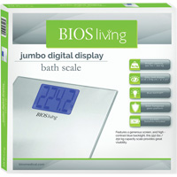Jumbo Digital Display Scale, 550 lbs. Cap., 0.2 lbs. / 0.1 kg Graduations OSI Industrial Sales