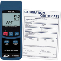 Thermo-Anemometer with ISO Certificate, Data Logging, 0.4 - 30 m/sec Air Velocity Range OSI Industrial Sales