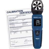 Bluetooth Smart Series Vane Anemometer with ISO Certificate, Data Logging, 0.6 - 25 m/sec/118 - 4921 ft./min/2.1 - 90 Km/hr/1.3 - 55.9 Mph Air Velocity Range OSI Industrial Sales