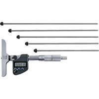 Microm&egrave;tre de profondeur num&eacute;rique avec tiges interchangeables, 0" - 12" (0 mm - 304.8 mm) gamme de mesure, R&eacute;solution de 0,00005" (0,001 mm) OSI Industrial Sales