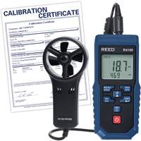R4100 Vane Thermo-Anemometer with Air Volume with Calibration Certificate, Data Logging, 0.4 - 30 m/sec Air Velocity Range OSI Industrial Sales