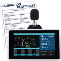 Desktop/Wall Mount Sound Level Meter with Calibration Certificate, 30 - 130 dB Measuring Range OSI Industrial Sales