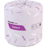 Pro Select&reg; Toilet Paper, 2 Ply, 500 Sheets/Roll, White OSI Industrial Sales