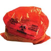 Sure-Guard Bio-Medical Waste Liners, Bio-Hazard, 38" L x 30" W, 2 mil OSI Industrial Sales