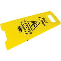 Safety Wet Floor Sign, Bilingual with Pictogram OSI Industrial Sales