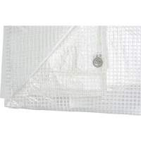 Clear Tarp, 12' x 10' x 8 mils OSI Industrial Sales
