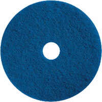 Floor Maintenance Pads, 15", Cleaning/Scrubbing, Blue OSI Industrial Sales