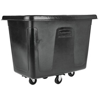 Bulk Cube Truck, Polyethylene, 42-13/16" L x 28" W x 33" H, 12 cu.ft. Volume, 400 lbs. Capacity OSI Industrial Sales