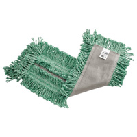 Castaway Dust Mop, Slip On Style, Cotton/Yarn, 24" L x 5" W OSI Industrial Sales