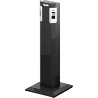 Pedestal Ashtray, Free-Standing, Metal, 1.6 US gal. Capacity, 41-1/2" Height OSI Industrial Sales