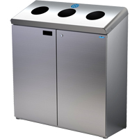 Station de recyclage au sol, Vrac, Acier inoxydable, 42 gal. OSI Industrial Sales