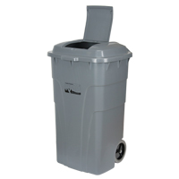Roll Out Garbage Bin, Polyethylene, 65 US gal. OSI Industrial Sales