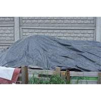 Tarp, Light Industrial Duty, Black, 6' x 8' x 8 mils OSI Industrial Sales