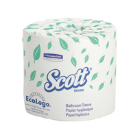 Papier hygi&eacute;nique Scott, 1 Pli, 550 Feuilles/Rouleu, Longueur 403', Blanc OSI Industrial Sales