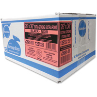 Industrial Garbage Bags, X-Strong, 36" W x 26" L, 1.17 mils, Black OSI Industrial Sales