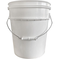 Pail with Lid, Plastic, 5.25 gal. OSI Industrial Sales