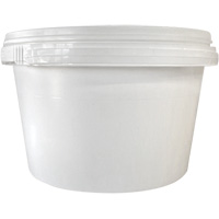 Pail with Lid, Plastic, 1.03 gal. OSI Industrial Sales