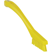 Brosse &agrave; recoins, Soies Ferme, Longueur de 8", Jaune OSI Industrial Sales