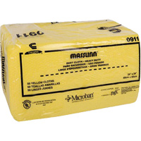 Masslin Heavy-Duty Dust Cloth, Microfibre, Yellow OSI Industrial Sales