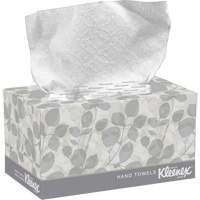 Essuie-mains Kleenex dans une boîte POP-UP*, 1 pli, 10-1/2" lo x 9" la, 120 /pqt OSI Industrial Sales