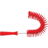 Brosse recourb&eacute;e, Soies Moyen/Ferme, Longueur de 15-1/2", Rouge OSI Industrial Sales
